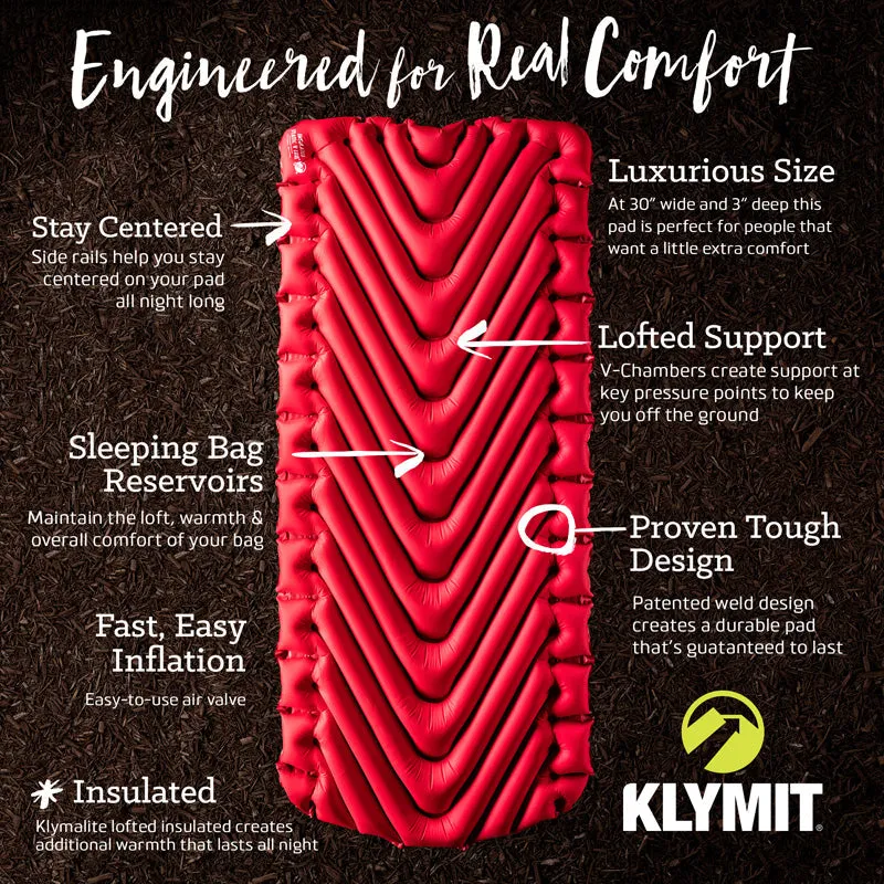 Insulated Static V Luxe Sleeping Pad