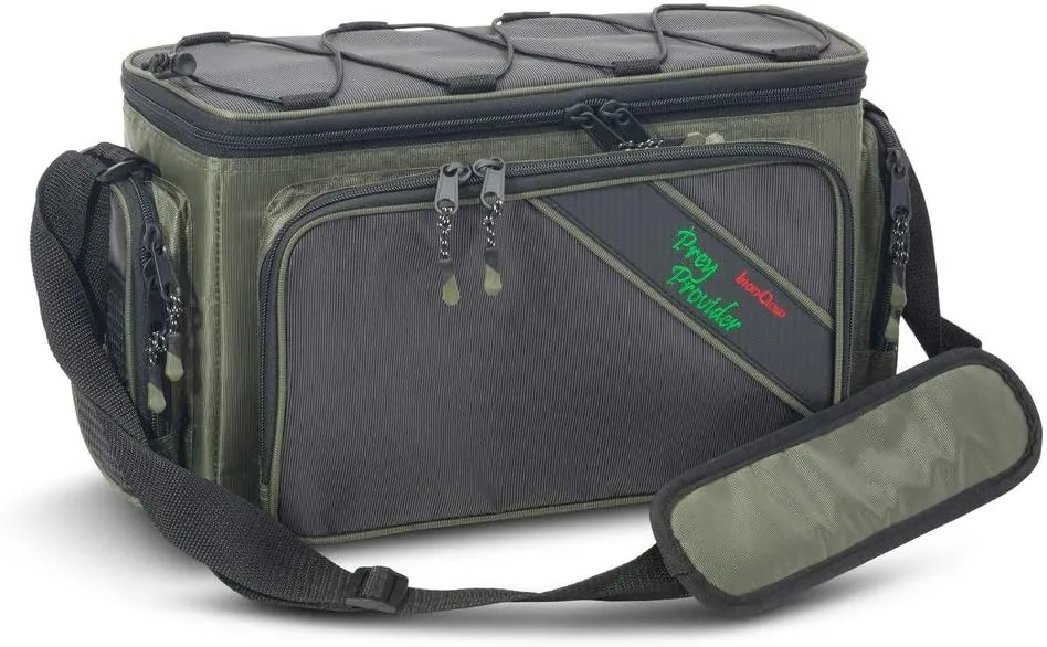 IronClaw Prey Provider Gear Bag with 2 Boxes (1 x 36 x 22.5 x 8 cm / 1 x 36 x 22.5 x 5 cm) / 100% Nylon 600D, Colourful