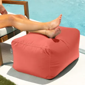 Jaxx Leon Outdoor Bean Bag Ottoman, Flamingo