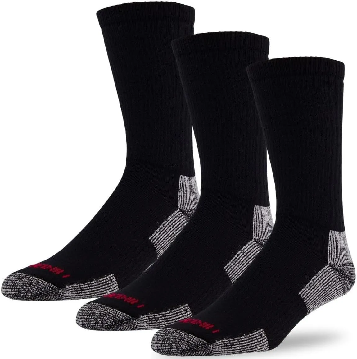 J.B. Field's Hiker GX 74% Merino Wool Hiking Crew Sock, All Season, Trekking & Outdoor Activity, 3 Pairs