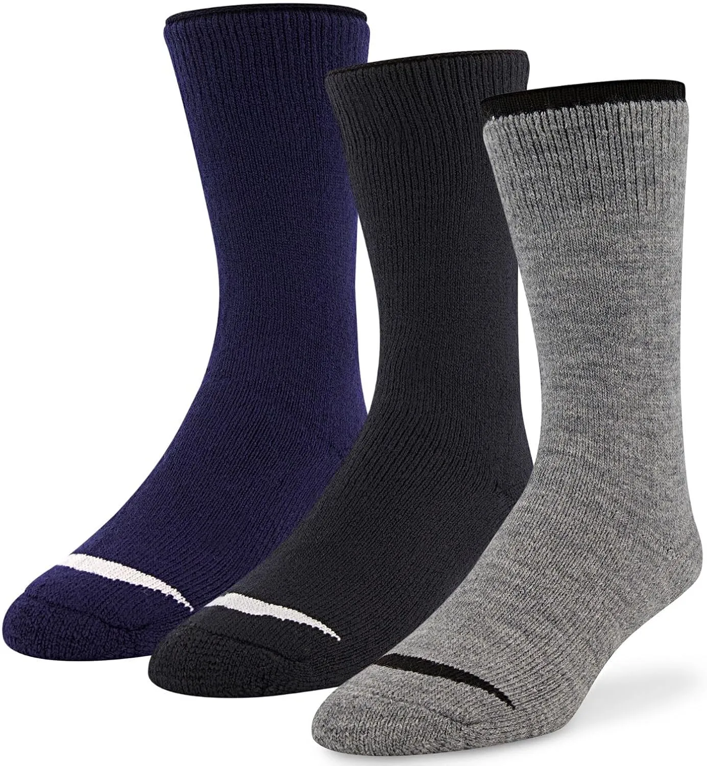 J.B. Field's Icelandic 30 Below Classic Winter Socks, 70% Merino Wool Heavyweight for Hiking, Trekking & Outdoor, 3 Pairs