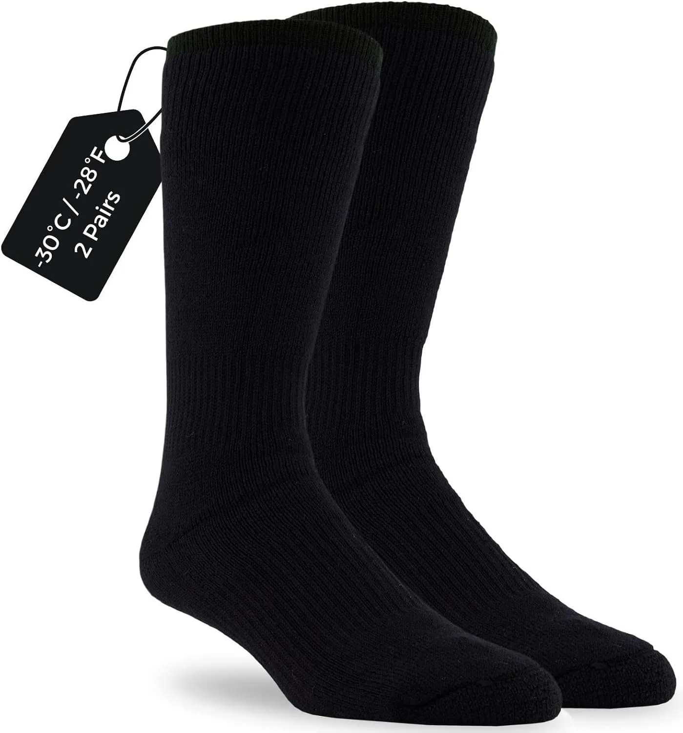 J.B. Field's Icelandic -30 Below XLR Merino Wool Thermal Winter Socks for Hiking, Trekking & Outdoor Activity, 2 Pairs
