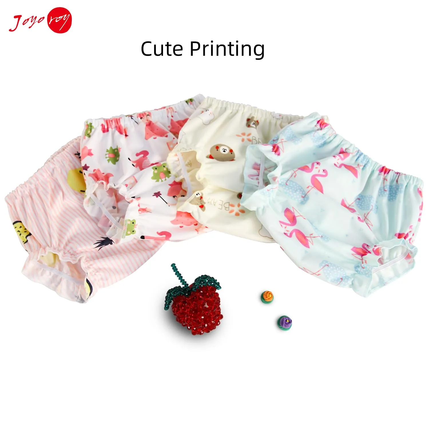 Joyo roy 4pcs Baby Bloomers 6-9 Months Bloomers Shorts Bloomers For Infant Girls Diaper Cover Bloomers Baby Girls' Bloomers Newborn Bloomers Waterproof Pants For Toddlers Bloomers For Girls 6M-12M