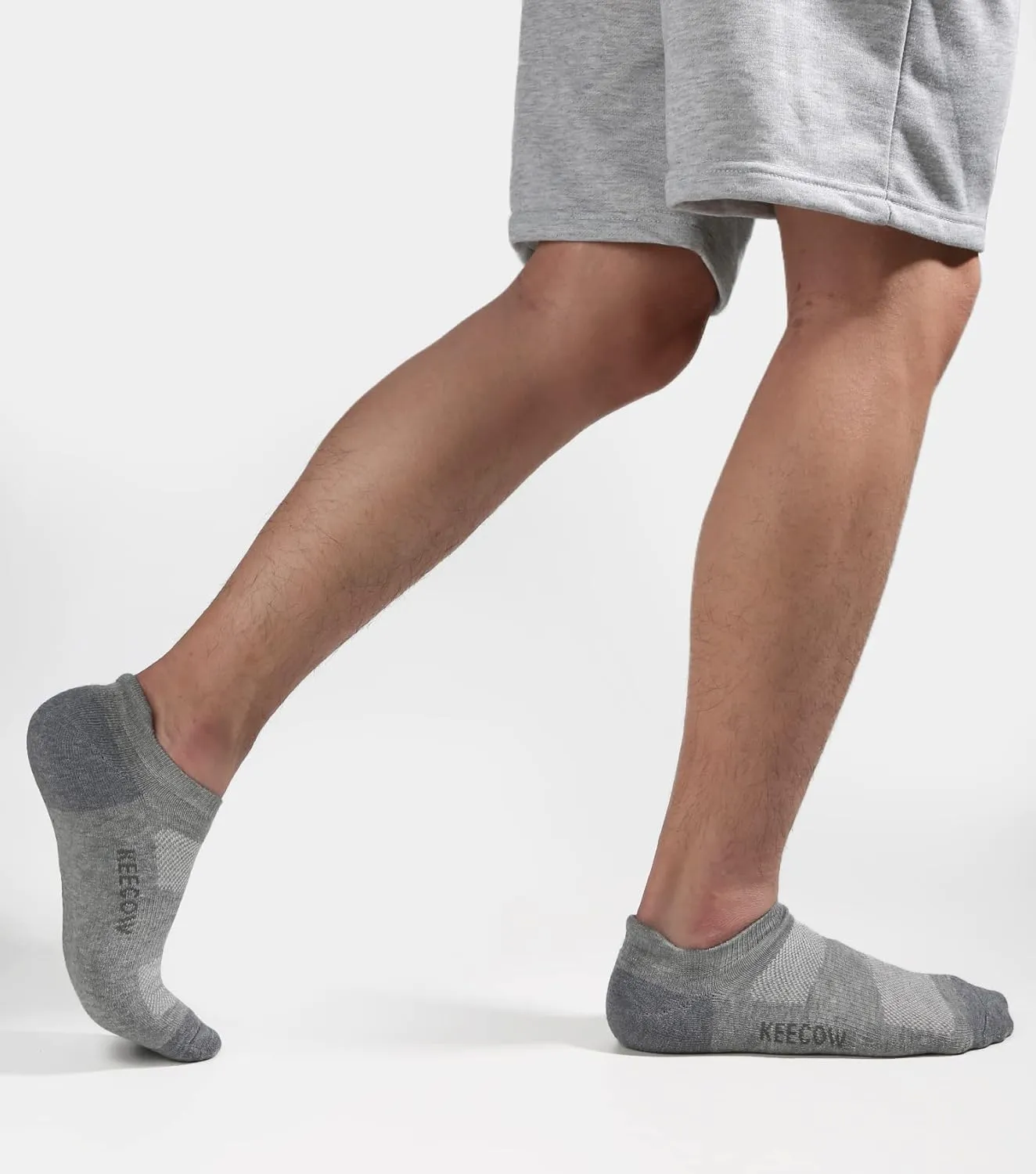 KEECOW Performance Comfort No Show Ankle Cushioned Socks for Men & Women, Athletic, Tab, Short, Running, Outdoor