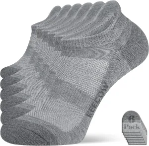 KEECOW Performance Comfort No Show Ankle Cushioned Socks for Men & Women, Athletic, Tab, Short, Running, Outdoor
