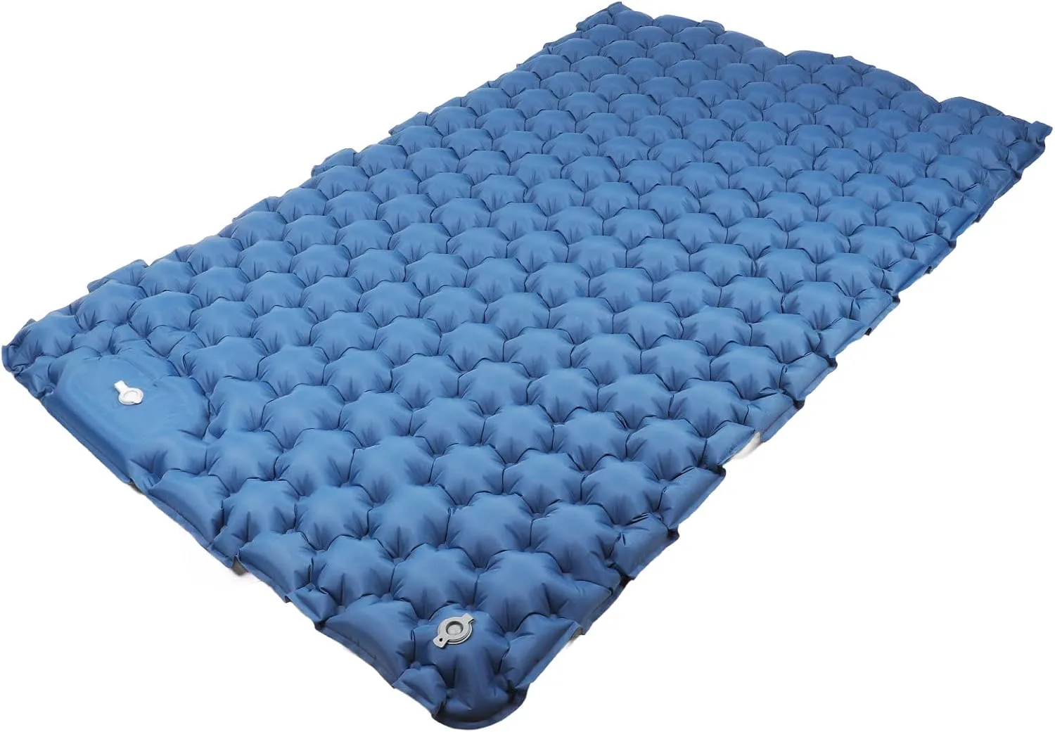 Keenso Portable Outdoor Air Mattress Double Inflatable Camping Mat Car Camping Sleeping Pad Navy Blue