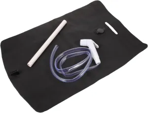 KESYOO 1 Set Camping Shower Water Bag Outdoor Water Proof Bag Camper Camping Accessories Travel Kit Camp Accessories Portable Camp Shower Black 0.35mmpvc Oxford Laminating Fabric