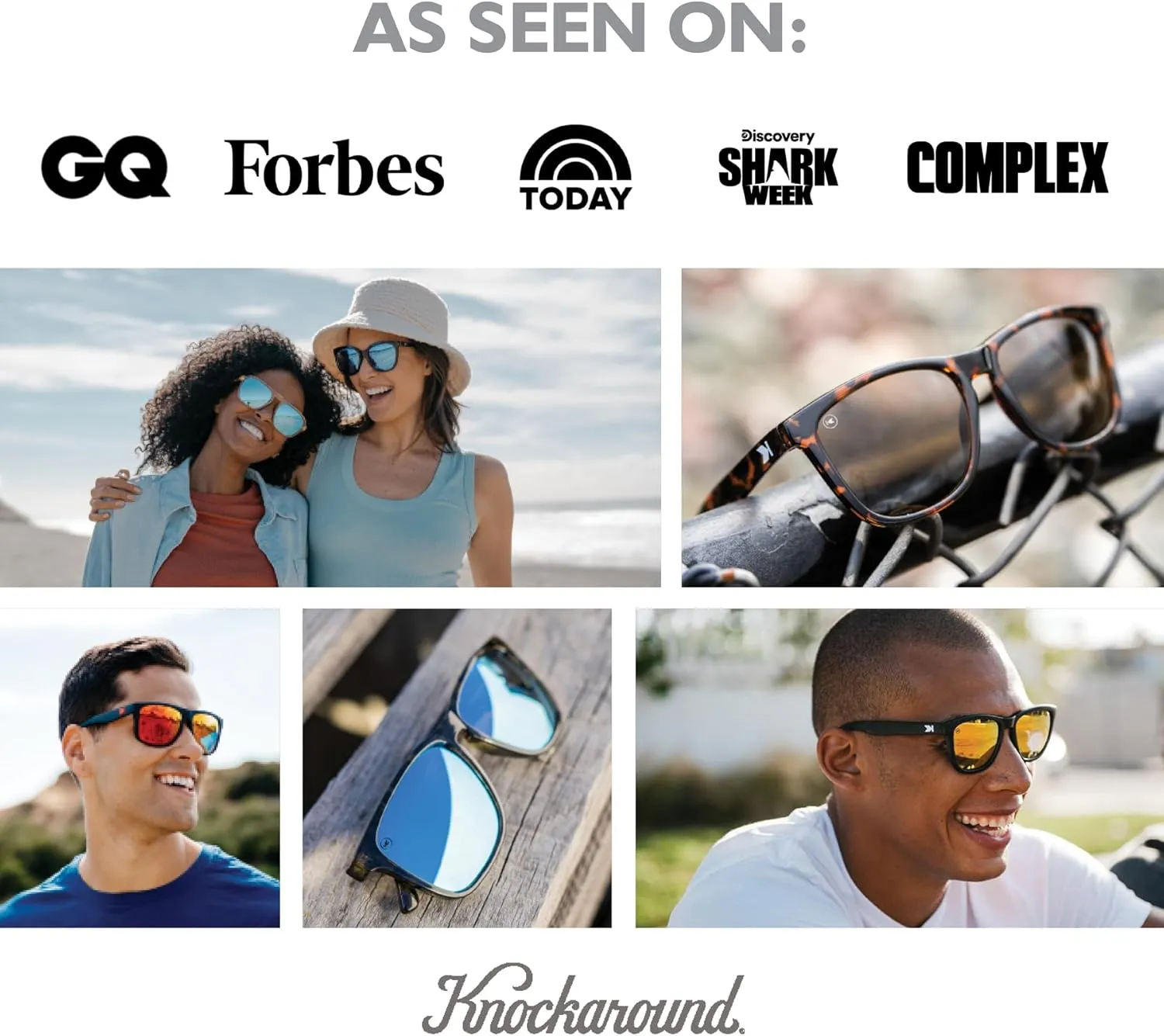Knockaround Premiums and Sport Polarized Sunglasses for Men & Women - Impact Resistant Lenses & Full UV400 Protection