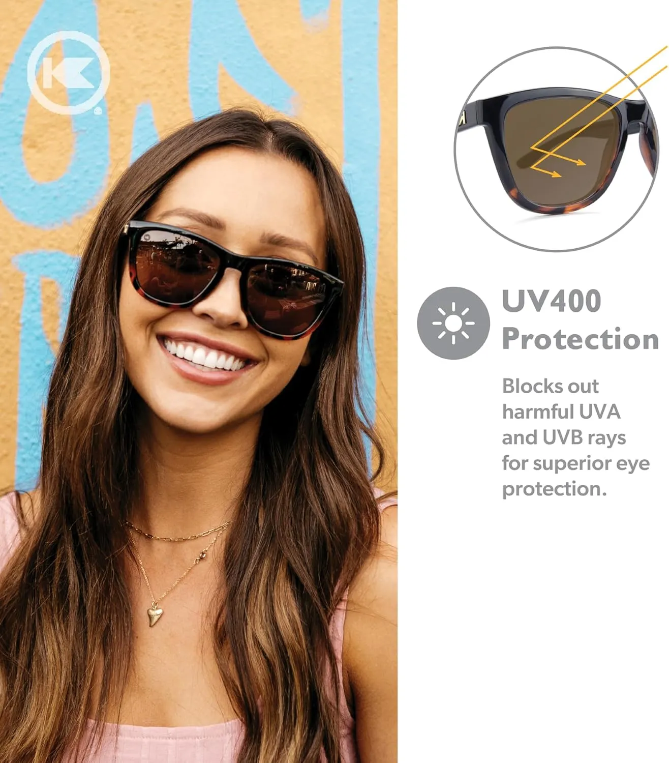 Knockaround Premiums and Sport Polarized Sunglasses for Men & Women - Impact Resistant Lenses & Full UV400 Protection