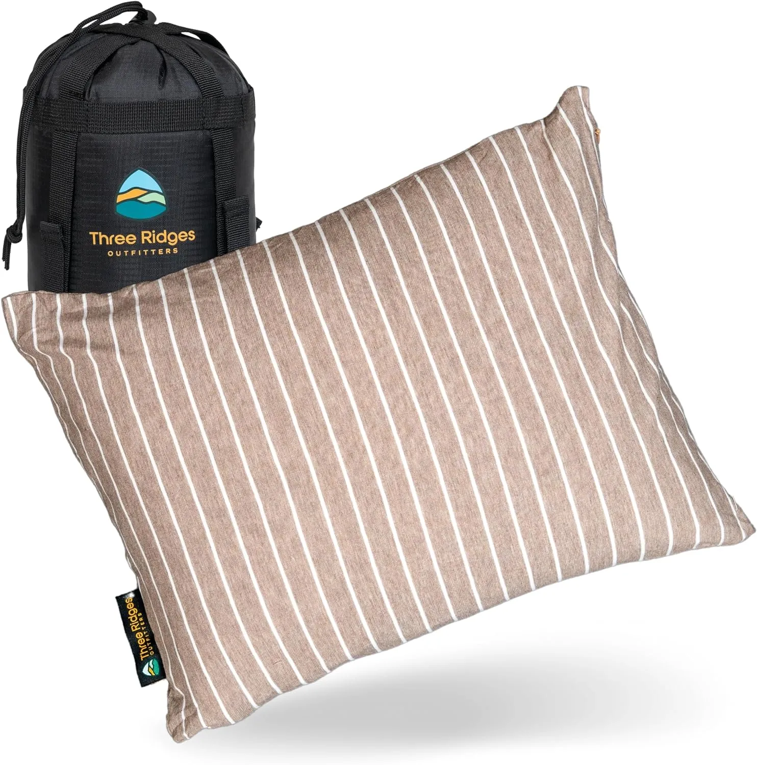 Latex Foam Adventure Pillow - Compressible, Adjustable, Camping, Roadtrip, Airplane, Travel, Camping Essential