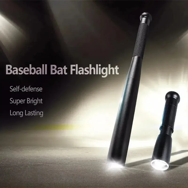 LED Baseball Bat Flashlight – Waterproof & Durable