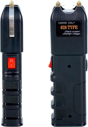 LED Flashlight for Self Defense, Portable and Rechargeable, Standard, Black