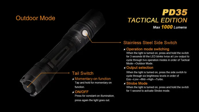 LED Flashlight PD35 - Copy