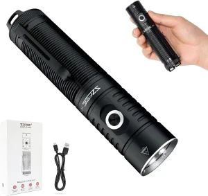 Led Flashlight Rechargeable 1100 Lumens, IPX8 Waterproof Tactical Flashlights, Powerful 5 Modes Bright Flashlights for EDC Camping Fishing Walking