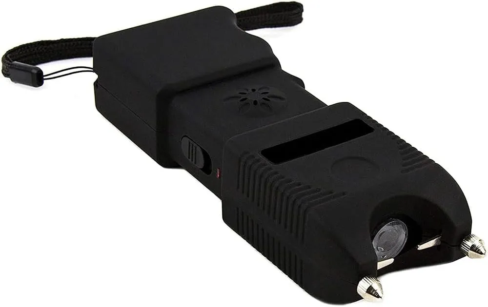LED Tactical Flashlight - Ultralight Self-Defense Stun Gun, Pocket Size Compact Design Bright LED