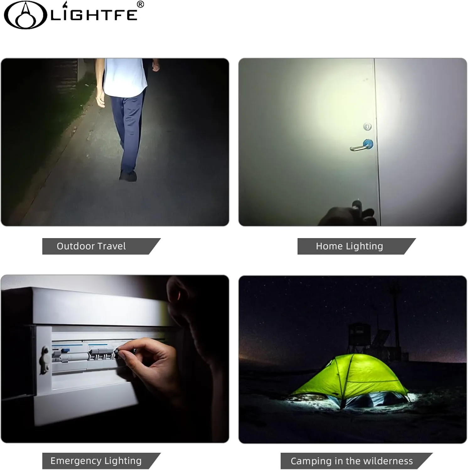 LIGHTFE U19 Super Bright Mini Keychain Flashlight | 150 Lumens | USB-C Fast Charging | Aviation Aluminum | Waterproof and Drop-Resistant | Must-Have for Emergency EDC