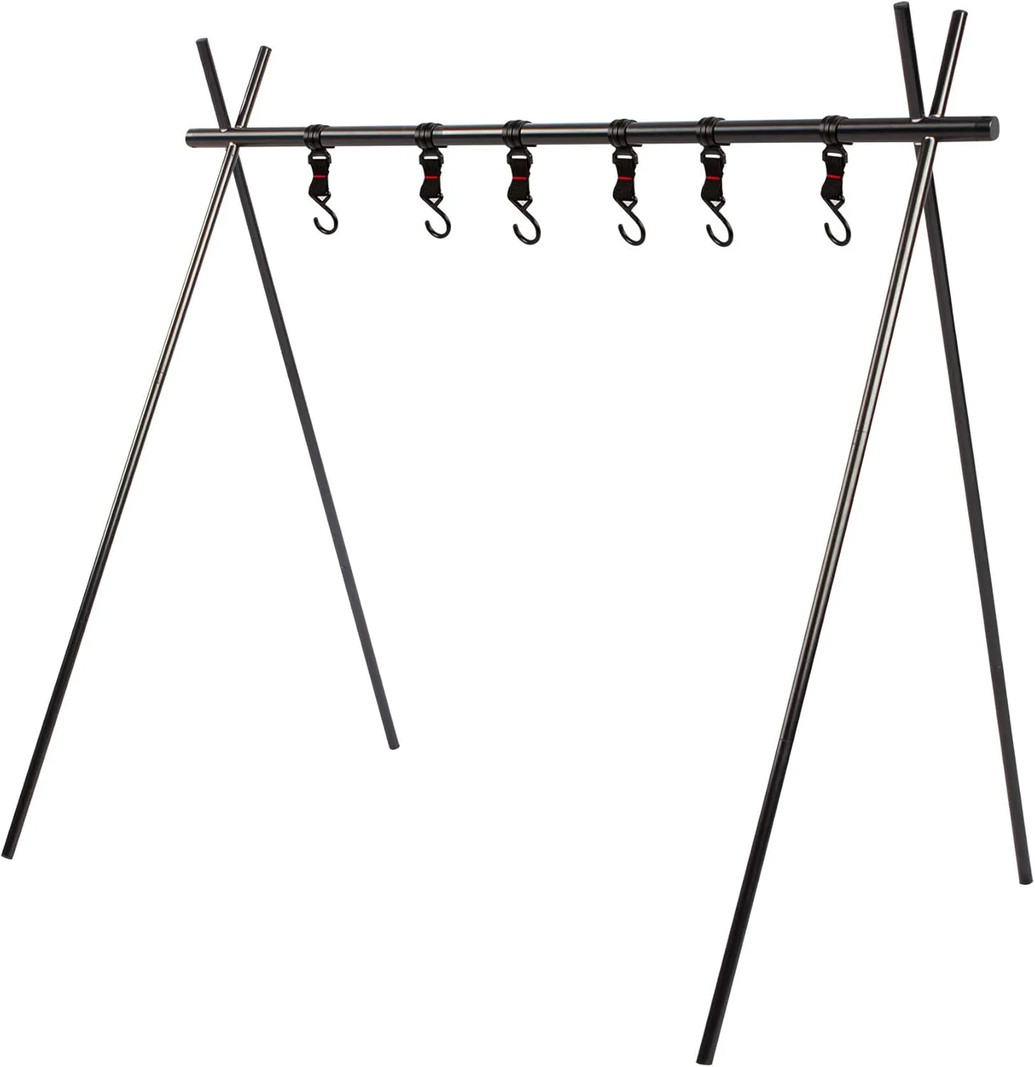 Lightweight Medium Folding Hanging Rack Travel Camping Shelf Triangle Rack Assembly Storage Picnic Rack (Large)