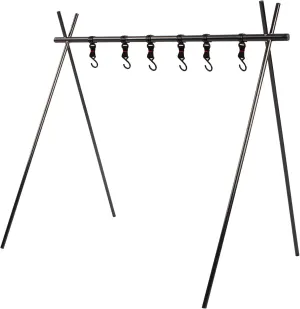 Lightweight Medium Folding Hanging Rack Travel Camping Shelf Triangle Rack Assembly Storage Picnic Rack (Large)