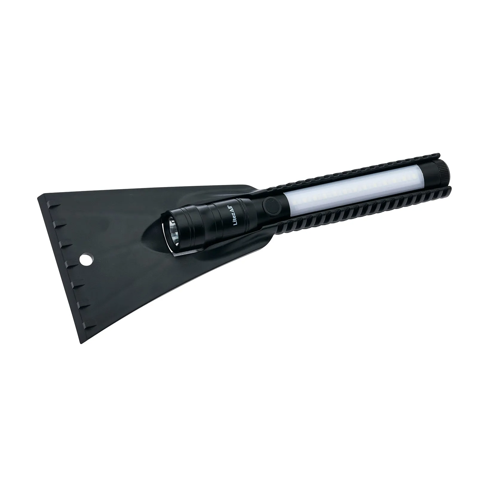 LitezAll Icy Light Ice Scraper with Removable Utility Flashlight