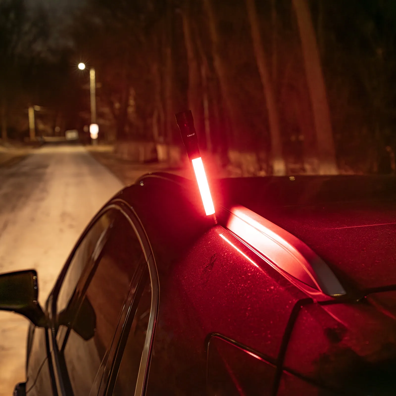 LitezAll Icy Light Ice Scraper with Removable Utility Flashlight