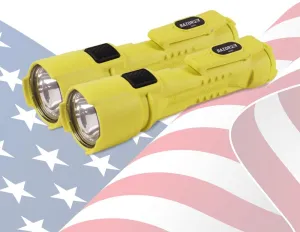 lluminate Your Path with The Bright Star Razor FSL Dual Light Magnetic LED Flashlight! 14,000 Candela Brightness, 10-Hour Runtime,2 Pack - Includes 3AA Batteries for Ultimate Convenience! Made in USA