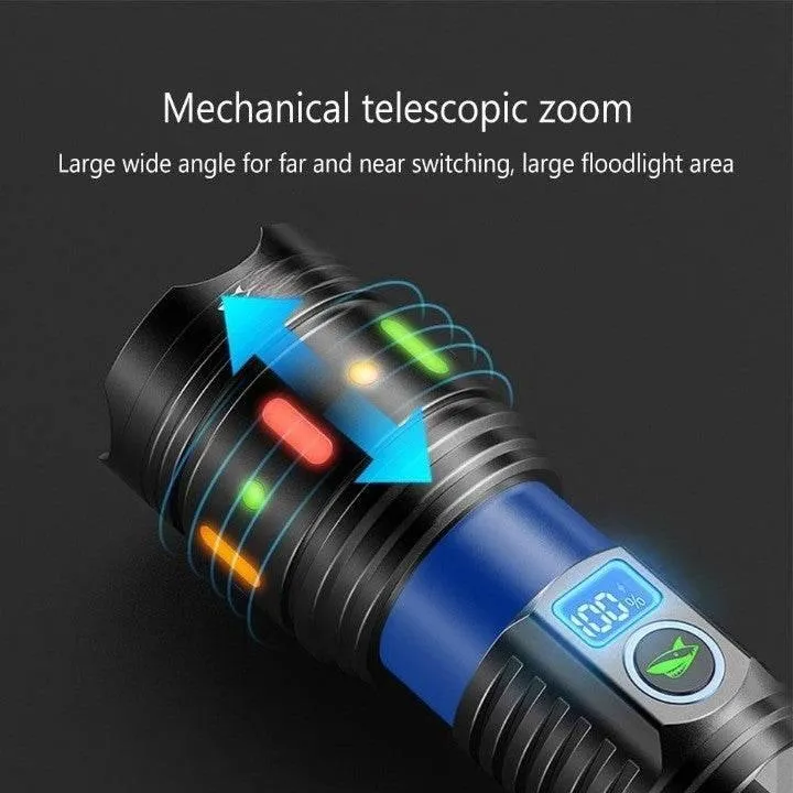 Long Range Outdoor Flashlight - High Brightness Waterproof Durable