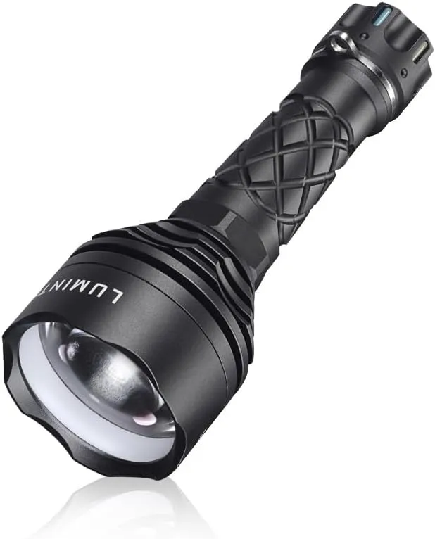 LUMINTOP LEP Rechargeable Tactical Flashlight, Thor 3 400 lumens Output and a 2,500 Meters Distance LEP Light