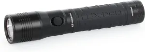 LUXPRO LP1100V3 2D Size High-output Handheld Flashlight, 455 Lumens, 2 D, Tackgrip, LPE Optics, Side Button