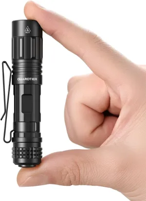 M70E Dual-Power Pocket Flashlight - 500LM Rechargeable EDC Light with Clip, 4 Modes for Camping & Everyday Carry