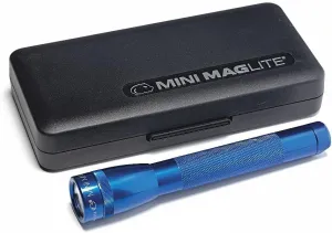 MagLite - M2A11L Maglite Mini Incandescent 2-Cell AA Flashlight in Presentation Box, Blue