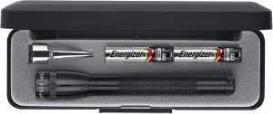 Maglite Mini Incandescent 2-Cell AAA Flashlight in Presentation Box, Black