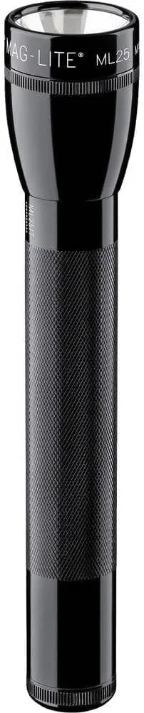 Maglite ML25IT Incandescent 3-Cell C Flashlight, Black