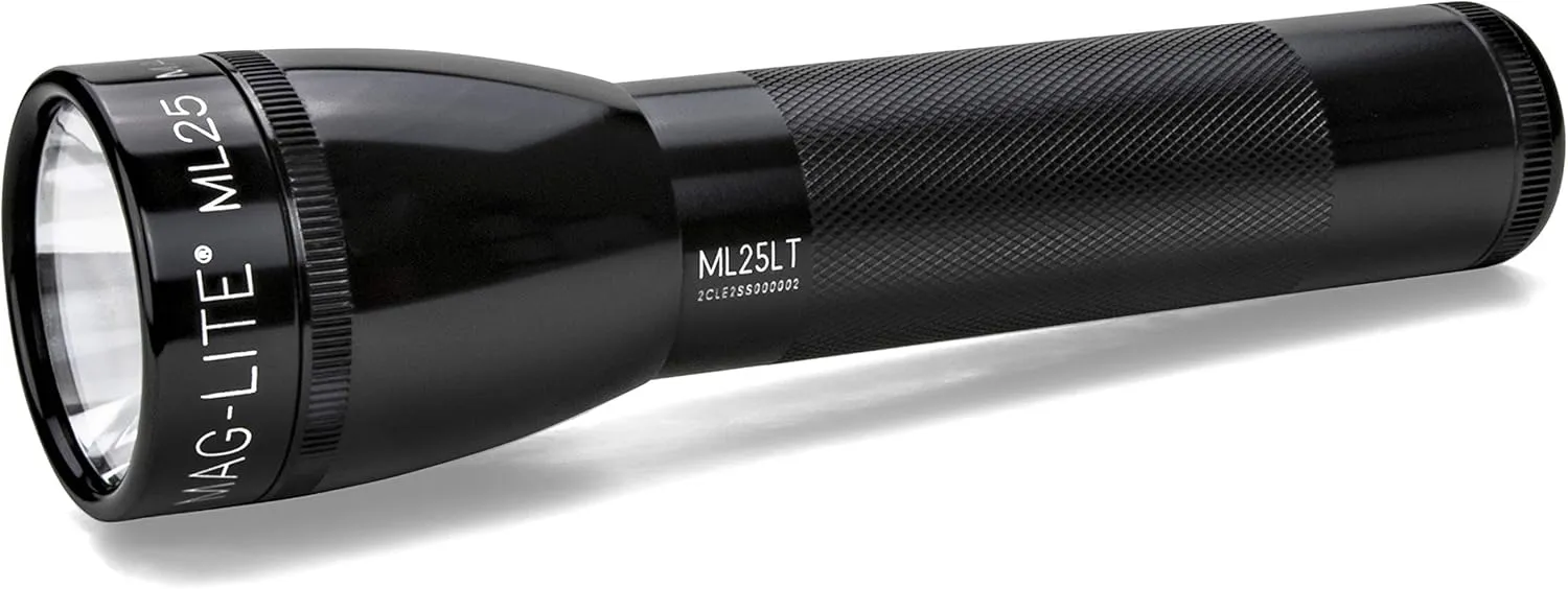 Maglite ML25LT-S2016 LED 2-Cell C Flashlight, Black