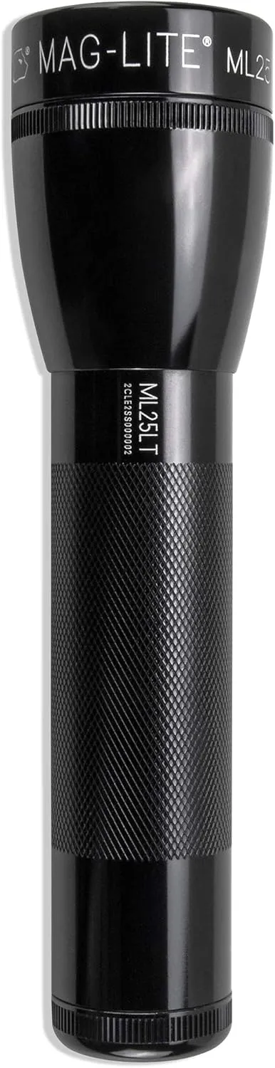 Maglite ML25LT-S2016 LED 2-Cell C Flashlight, Black