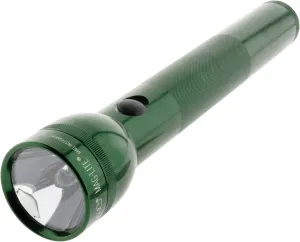 MagLite S3D396 3 Cell D Flashlight Dark Green, Adjustable, Battery Powered