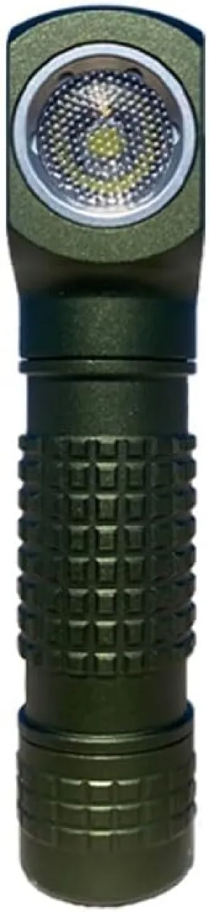 Manker E02 III 560 Lumens AAA/10440 USB-C Rechargeable Flashlight Pocket EDC Flashlight with Magnetic Tail & Reversible Clip - Cool White 6500K Green