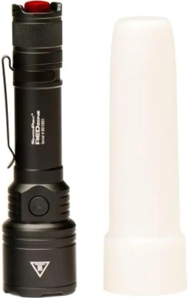 MAXXEON MXN04010 SearchPoint RED Zone Rechargeable Flashlight, Waterproof, Strobe Feature, 1200 Lumens