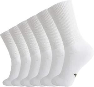  MD 6 Pack Mens Crew Socks Extra Heavy Full Cushion Work Socks Moisture Wicking Hiking Trekking Sports Casual Socks