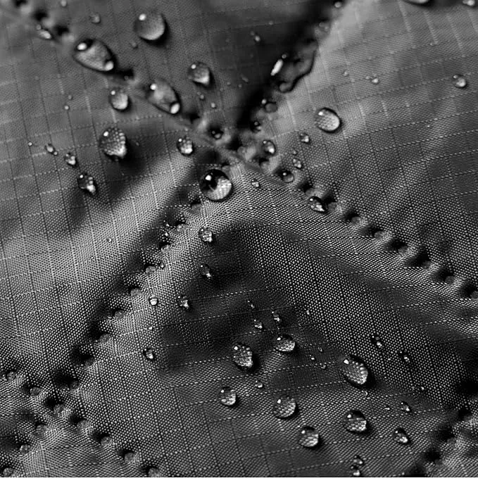Mellowdy Easy-Carry Outdoor Blanket - Waterproof, Windproof, Warm, Utility Blanket for Camping, Picnic, Stadium, Beach, Gameday, Travel, Foldable with Carrying Bag (Jet Black,55x80 inch)