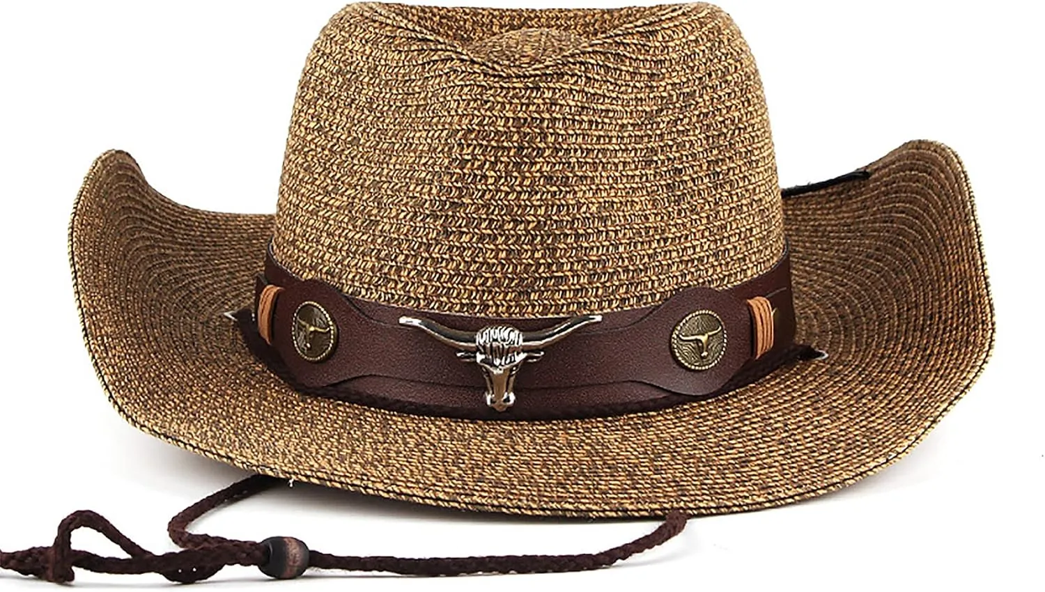 Men Cowboy Sun Hat Foldable Straw Hat Classic Western Newsboy Cap Summer Wide Brim Roll Up Raffia Cowboy Hat