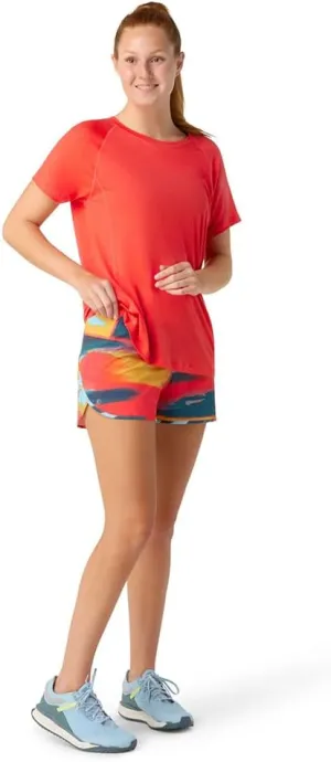 Merino Sport Lined Short - Women's, Carnival Horizon Print, XL