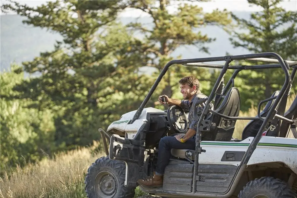 Midland – MXT115 - 15 Watt GMRS MicroMobile Two Way Trails Radio - Off Roading Outdoor RZR Farm - 8 Repeater Channels Extended Range - External Magnetic Mount Antenna - NOAA Weather Alerts