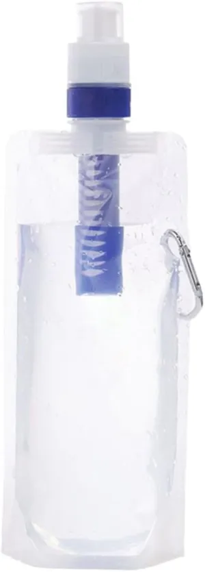 Milisten Water Filter Bag for Hiking Camping Supply Portable Water Pouch Reusable Storage