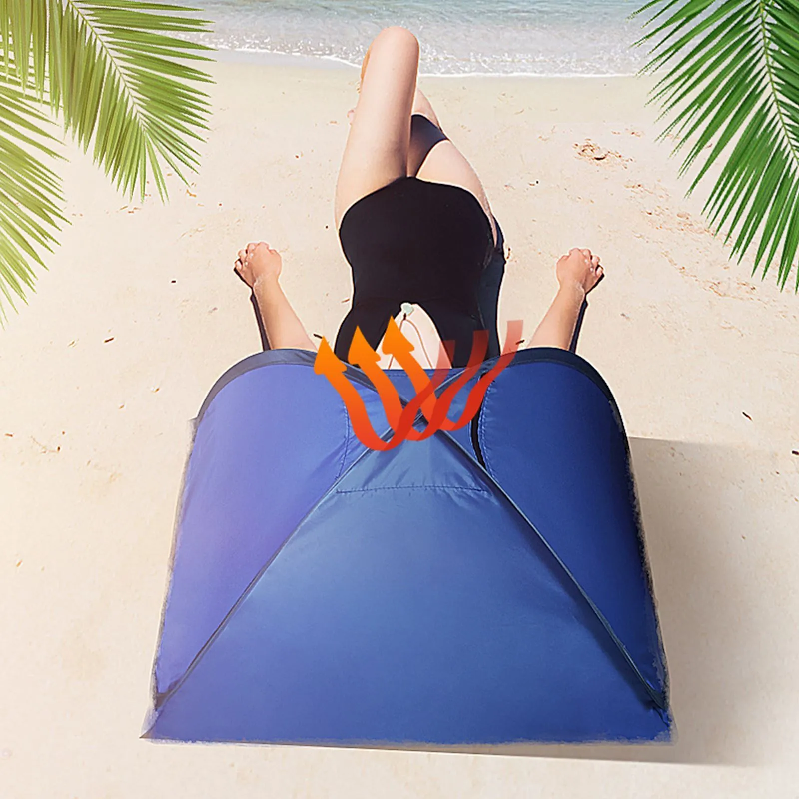 Mini Portable Beach Shade Awning Head Pop-up Tent