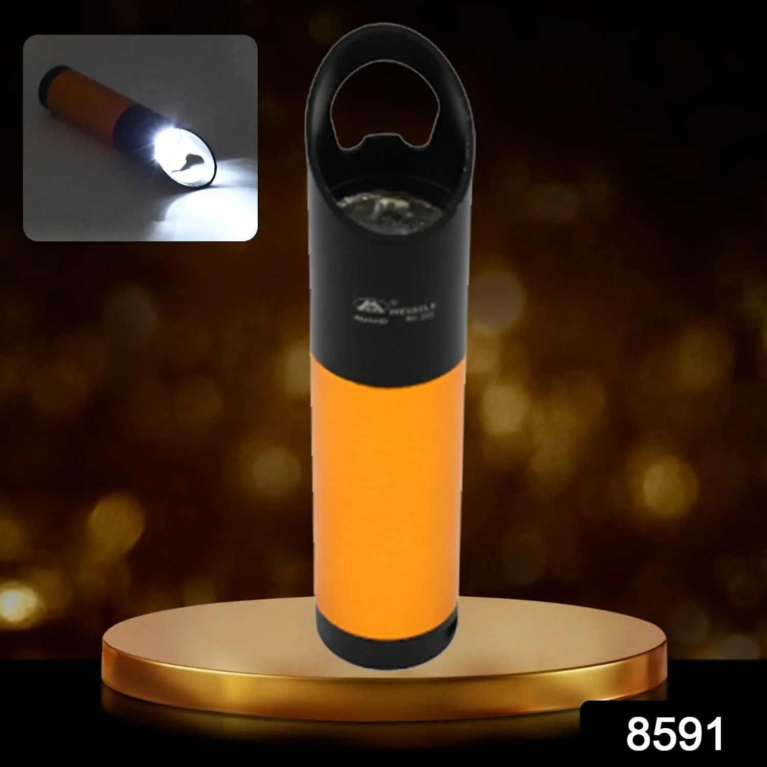 Mini Portable LED Torch 9 LED High Lumen Pocket Flashlight (Battery Operated)