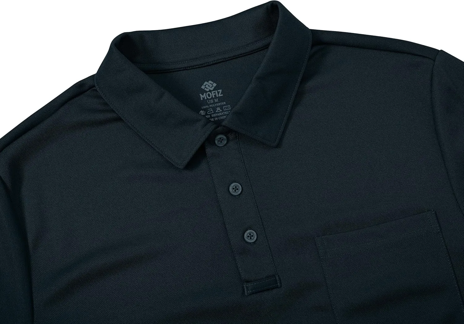MoFiz Mens Camo Polo Golf Shirts Lightweight Dry Fit Pique Short Sleeve Collared Hiking T-Shirts Dry fit Activewear