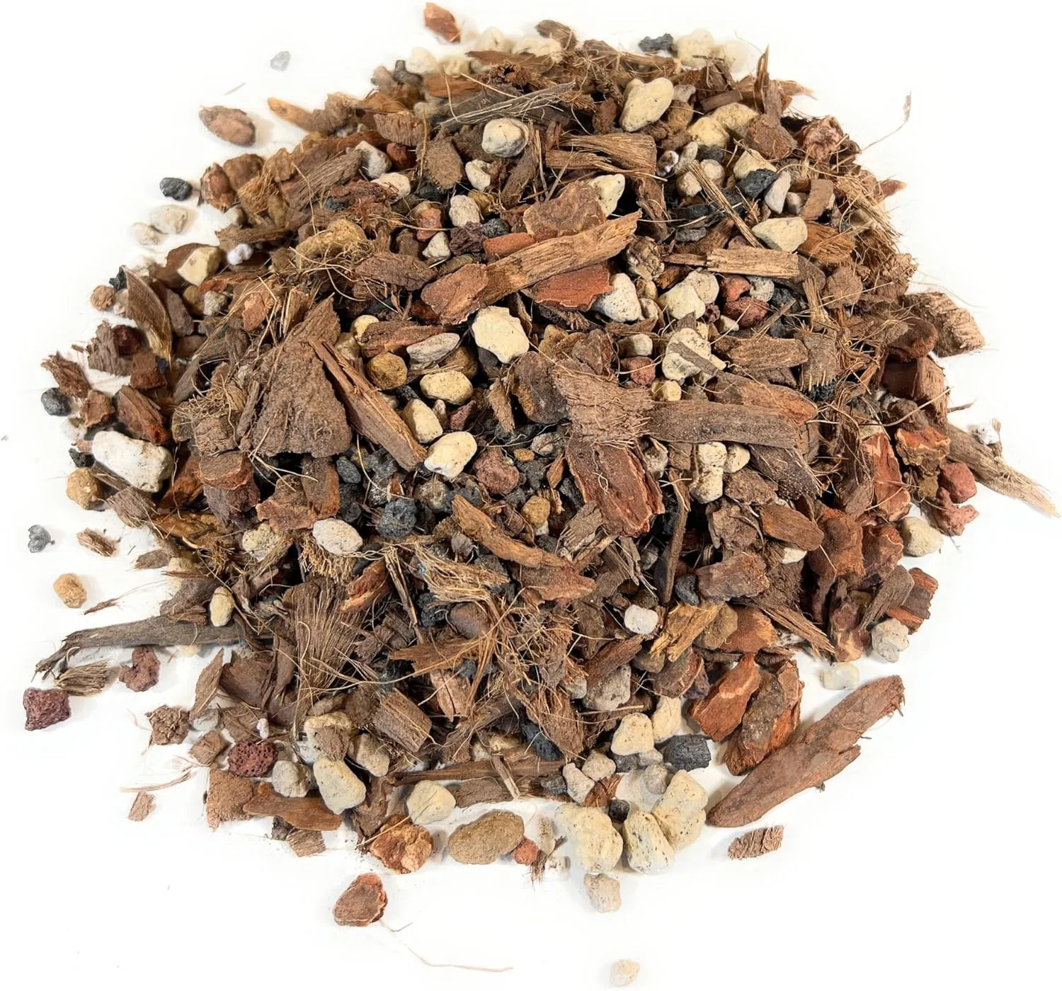 Molly's Orchid Mix - Premium Soilless Potting Mix for Orchids - Contains Bark, Coco Chips, Akadama, Pumice, Lava Rock 10 Dry Quarts