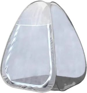 Mosquito Net Tent for Meditation - Free-Standing Cabana for Outdoor Camping - Quick Folding Sit-in Shelter