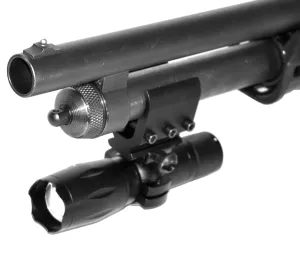 Mossberg 500 20 Gauge Pump Tactical Flashlight with Mount Aluminum Black Hunting Light