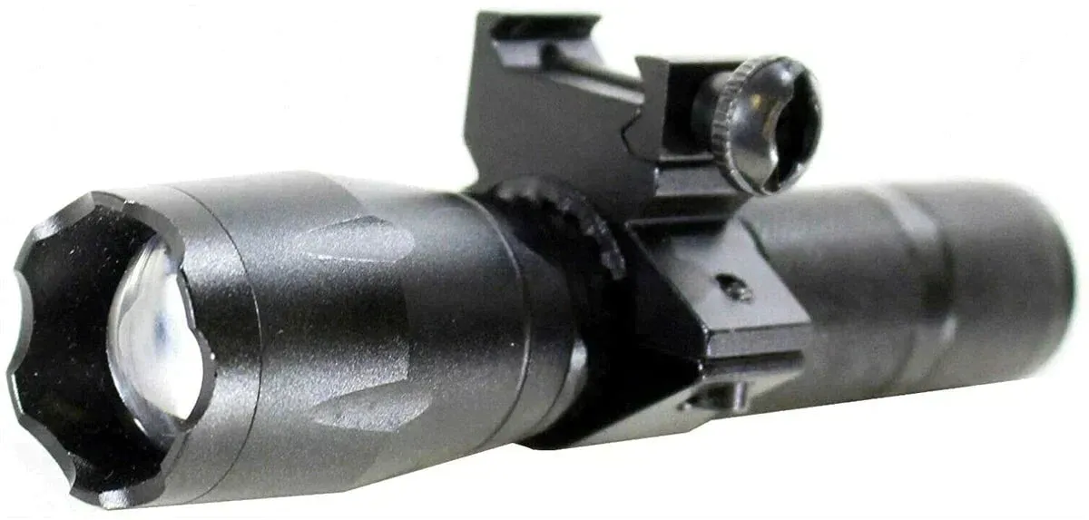 Mossberg maverick 88 20 gauge pump tactical flashlight with mount aluminum black hunting light.